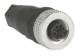 Schneider Electric XZCC12FDM40B socket M12 4p straight cable gland PG7