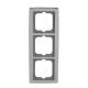 Busch Jaeger 2CKA001754A4328 1723-80G Rahmen 3-fach solo chrom glanz