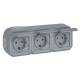 Legrand 069743L Plexo New FRAP 3f prewired SSDO horizontal SL EB