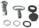 Hager D861V locking square lock 7mm with key