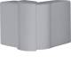 Hager LFF4009037030 Außeneck einstellbar hfr zu LF/LFF 40x90 mm steingrau