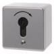 Hager WDE4448 key switch AP for profile half cylinder die-cast IP44