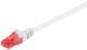 Goobay 68639 CAT 6 patch cable, U/UTP, white - CCA copper mixture