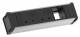 Bachmann 912.045 Coni Steckdoseneinheit alu L 3-fach 217mm,2xUK 90° 5A Steckdose