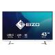 TFT 108 cm ( 42,5 Zoll ) EIZO FlexScan EcoView 4K UHD EV4340X-WT Monitor weiß, IPS-Panel