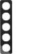 Berker 10152116 Rahmen R.1 Glas, schwarz