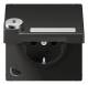 Jung AL 1520 NAKLSL TO SCHUKO socket 16A 250V contact protection folding SF