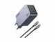 UGREEN Nexode Pro X757 100W 3-Port GaN Fast Charger Set 2x USB-C 1x USB-A incl. USB-C Cable