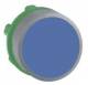 Schneider Electric ZB5AA6C0 Schneider push button, front, plastic, momentary, blue, 22mm