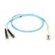 BlackBox EFE358-001M OM3 duplex fiber optic patch cord, MM, 50/125µ, MTRJ-SC 1m FR/LS0H