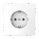 Merten MEG2400-6035 SCHUKO socket BRS screw lift terminal lotus white