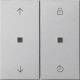 GIRA 549226 Gira eNet radio control memory arrows system 55 F aluminum