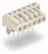 WAGO 722-245/005-000 female connector for terminal blocks, angled, light gray