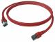 ZVK EasyLan CP1KRBRBR0010 FlexBoot Kat.6 Patchkabel geschirmt rot 1,0m
