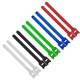 InLine® Kabelbinder 12x150mm, Klett-Verschluss, 10er, 5 versch. Farben
