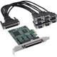 InLine® Schnittstellenkarte, PCIe x1 zu 8x RS-232, D-Sub 9 Stecker