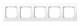 Merten 515519 M-PLAN frame 5x polar white glossy