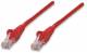 INTELLINET 318952 Netzwerkkabel, Cat5e, U/UTP CCA, Cat5e-kompatibel, RJ45-Stecker/RJ45-Stecker, 1,0 m, rot