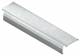 Niedax KLAB 200 F end outlet sheet, width 200 mm, hot-dip galvanized
