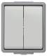 Siemens 5TA4705 DELTA Serienschalter fläche IP44 AP dgr/hgr 10A 250V 66x75mm