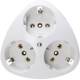 KOPP 100502000 STANDARD Schuko-Steckdose 3f arktisweiß