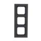 Busch Jaeger 2CKA001754A4705 1723-275 cover frame black matte Busch-axcent frame Busch-axcent