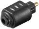 Goobay 11924 TOSLINK Digital Audio-Adapter 3,5 mm mini Toslink-Kupplung auf Toslink-Stecker