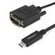 STARTECH.COM USB-C to DVI Cable 3 ft 1m 1080p 1920x1200 USB-C DVI Monitor Cable USB C Cable Computer Monitor Cable