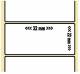 OEM-Factory Etiketten - Transfer 32 x 22mm, perm., K76
