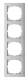 Merten MEG4040-3660 M-Pure-frame 4-gang, aluminum