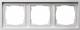 Gira 0213112 frame 3x rws, surface switch pure white