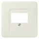 Jung 569T Cover plate for TAE connection box, 569 T, ??white, series ST 550