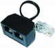 ISDN Y-Adapter 1x RJ45-Stecker / 2x RJ45-Kupplung