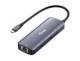 Equip 133501 Adapter USB-C→2xHDMI/RJ45/2xUSB-A/USB-C 3.2 St/Bu grau