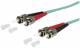 Metz Connect 151J1AOAO10E BTR OpDAT Patchkabel OM3 2xST/2xST MM 1m aqua I-V(ZN)H 50/125
