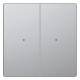 Merten MEG5220-6036 Wippen Taster-Modul 2fach Edelstahl