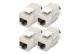 DIGITUS CAT 6A Keystone Jack shielded 4 pcs. tool free connection