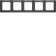 Berker 10256016 Rahmen mit Beschriftungsfeld Q.1 anthrazit, matt
