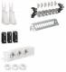 Hager UM00M1 Multimedia Kit,mit Steckdose,Patch-Panel