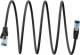Goobay Ultraflexibles CAT 6 A Patchkabel S/FTP (PiMF), schwarz - Kupferleiter (CU), halogenfreier TPE-Kabelmantel (LSZH)