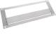 Hager M-MD8540 Modular roof 1-piece IP40 850x400 (W x D) galvanized