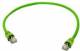 Telegärtner patch cable CAT6A, 7.5m, green, 500MHz, S-STP(S/FTP), PVC, IP20-IP20