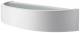 SG Leuchten 611341 SG SGLI CURVE weiß 10W LED 3000K Außen-Wandleuchte