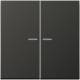 Jung AL10921STRFAN KNX RF button 2f.painted aluminum series LS anth