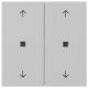 GIRA 5386015 rocker 2f arrows control system 55 grey m