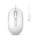 Perixx PERIMICE-222CW, Maus, optisch, 4 Tasten, Silent, USB-C, weiß