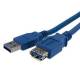 StarTech.com 1m Blue SuperSpeed USB 3.0 Extension Cable A to A - M/F - 1 x Type A Male USB