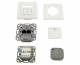 Synergy 21 S216350/S216328 Sockets TP, AP, 2-fold, CAT6, pure white, horizontal cable entry