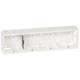 Legrand 080284 surface-mounted housing 4x2M horizontal Mosaic ultra-white
