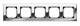 Merten 475539 475 539 M-PLAN metal frame 5 times, chromium